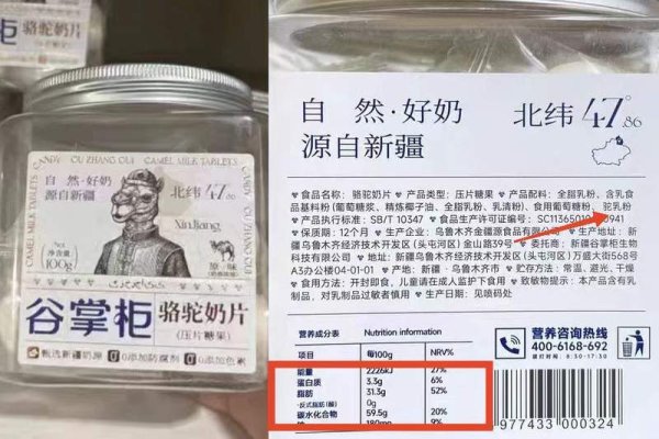 配资平台官网 谷掌柜“骆驼乳”产品调查：奶片仅2%驼乳粉；宣称驼奶降三高
